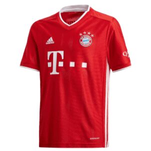 Camisa Bayern de Munique Juvenil Home 20/21 s/nº Torcedor Adidas – Vermelho+Branco