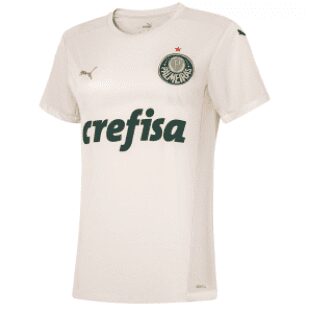 Camisa Palmeiras III 21/22 s/n° Torcedor Puma Feminina – Off White