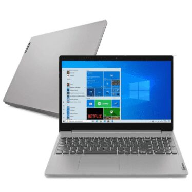 Notebook Lenovo IdeaPad 3i, Intel Core i3-10110U, 4GB RAM, 256 GB SSD, Windows 10, 15.6″, Prata