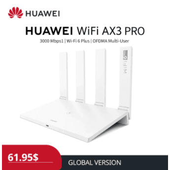 Roteador Huawei AX3 PRO Wifi 6 Dual Band