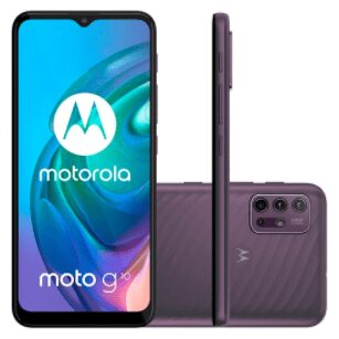Smartphone Motorola Moto G10, 64GB, RAM 4GB, Octa-Core, Câmera Quádrupla, 5000mAh, Cinza Aurora – PAMM0018BR