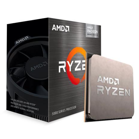 Processador AMD Ryzen 5 5600G, 3.9GHz (4.4GHz Max Turbo), AM4, Vídeo Integrado, 6 Núcleos – 100-100000252BOX