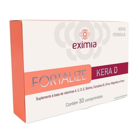 Exímia Fortalize Kera D com 30 Comprimidos – Eximia
