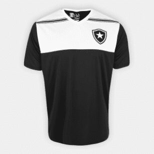 Camisa Botafogo Estrela Solitária n° 7 Exclusiva Masculina – Preto+Branco