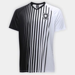 Camisa Botafogo Mané n° 7 Masculina – Branco+Preto
