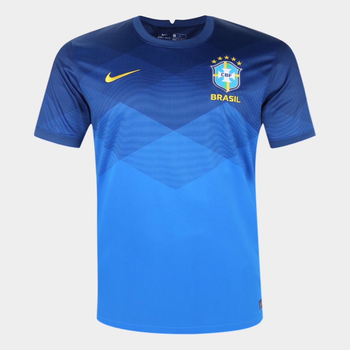 Camisa Seleção Brasil II 20/21 s/n° Torcedor Nike Masculina – Azul+amarelo