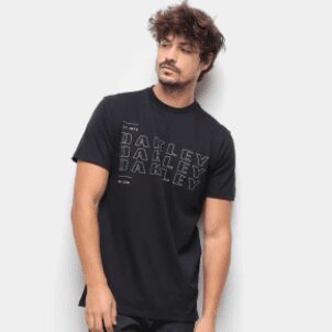 Camiseta Oakley Bark Cooled Grx Masculina – Preto