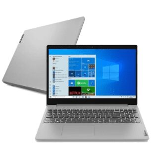 Notebook Lenovo Ultrafino Ideapad 3i Intel Core I5-10210u 8gb 256gb Ssd W10 15.6″ Prata