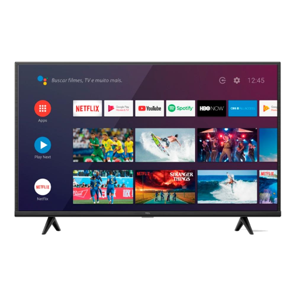 Smart TV LED 43´ 4K UHD HDR TCL P615, Wifi e Bluetooth, 3 HDMI, 1 USB, 60Hz, Modo de Jogo – 43P615