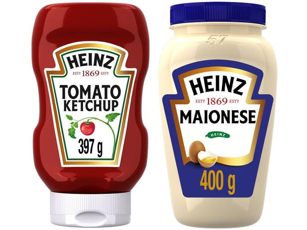 Ketchup Tradicional Heinz – 397g + Maionese Tradicional Heinz 400g