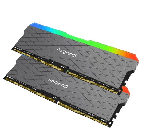 2 Unidades Memórias RAM Asgard DDR4 16GB (2×8) 3200mhz (4 Pentes de 8GB Total)