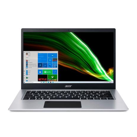 Notebook Acer Aspire 5 Intel Core i5-1035G1, 4GB RAM, SSD 256GB, 14.0 HD, Windows 10 Home, Prata – A514-53-5239