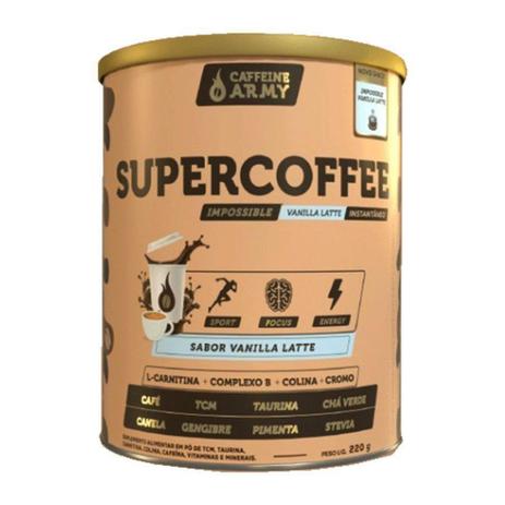 SUPER COFFEE 220G – CAFFEINE ARMY (VANILLA LATTE)
