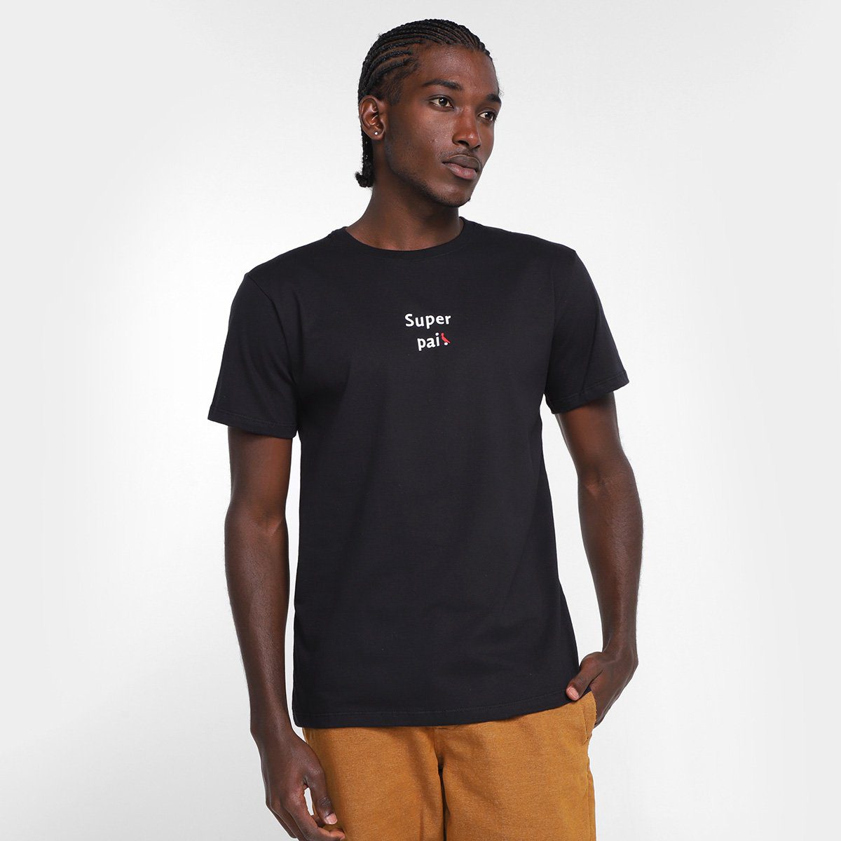 Camiseta Reserva Super Pai Masculina – Preto