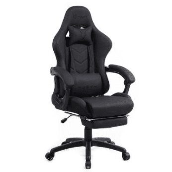 Cadeira Gamer Husky Gaming Tempest 500, Preto, Com Almofadas, Descanso Para Pernas Retrátil, Reclinável – HGMA078