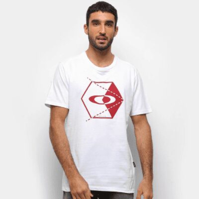 Camiseta Oakley Hex Masculina – Branco