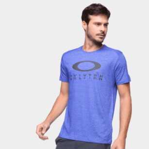 Camiseta Oakley Trn Logo Masculina – Azul Roya