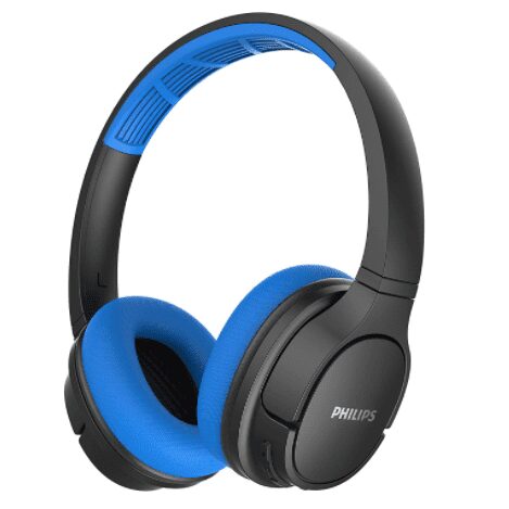 Fone de Ouvido Philips Sport BT Headphone Preto com Azul – TASH402BL/00