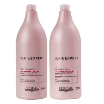 Kit Loreal Vitamino Color Resveratrol Shampoo 1500ml Condicionador 1500ml