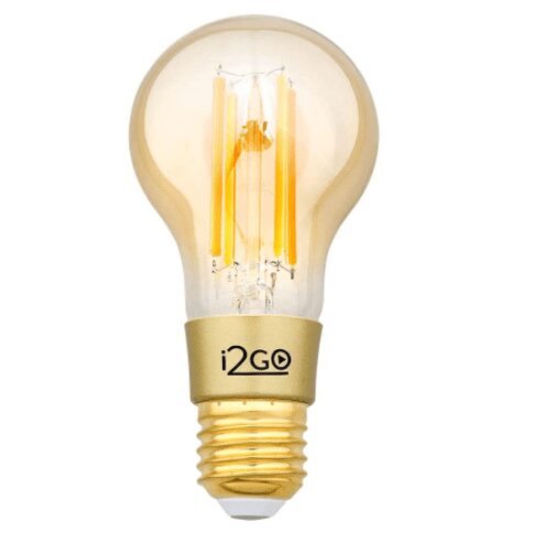 Lâmpada Inteligente Smart Lamp I2GO Vintage Wi-Fi LED Filamento I2GO – I2GO Home – Compatível com Alexa