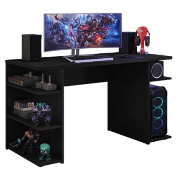 Mesa para Computador Gamer Escrivaninha 9409 Madesa – Preto