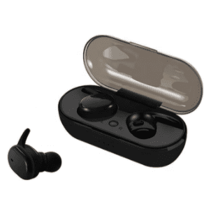 Moniss Y30 True Wireless Earbuds Touch-Control Sport Earbuds com microfone Binaural Stereo Audio Earphones Fone de ouvido intra-auricular com capa de carregamento compatível com Android iOS