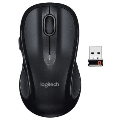 Mouse Sem Fio Logitech M510 com Conexão USB Unifying e Pilha Inclusa