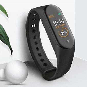 Pedômetro à prova d’água M4 pulseira inteligente Mensagem para lembrar monitoramento de saúde pulseira de pulso esportiva relógios