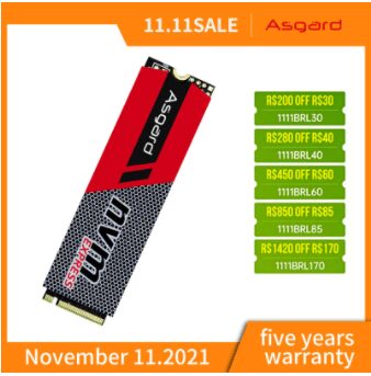 SSD Asgard M.2 512GB PCIe AN NVME