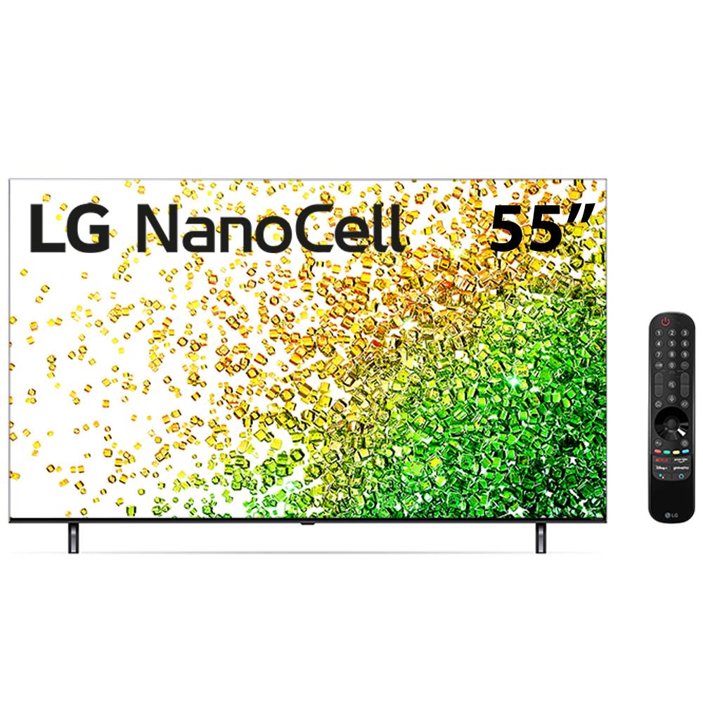Smart TV 55″ LG 4K NanoCell 55NANO85 120 Hz, FreeSync2, HDMI 2.1, Inteligência Artificial ThinQ, Google, Alexa e Smart Magic – 2021