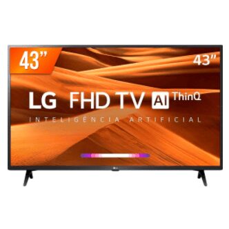 Smart TV LED 43 Full HD LG 43LM 631 pro 3 hdmi 2 USB Wi-Fi ThinQ Al Conversor Digital