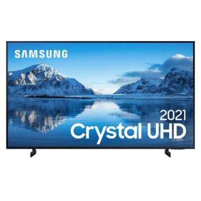 Smart Tv 50″ Crystal Uhd Samsung 4k 50au8000 Painel Dynamic Crystal Color Design Slim Tela Sem Limites