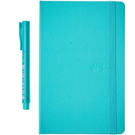 Caderno Pontilhado + Fine Pen, Faber-Castell, CDNETA/VD, Creative Journal, 20×12.5cm, Verde, 84 Folhas