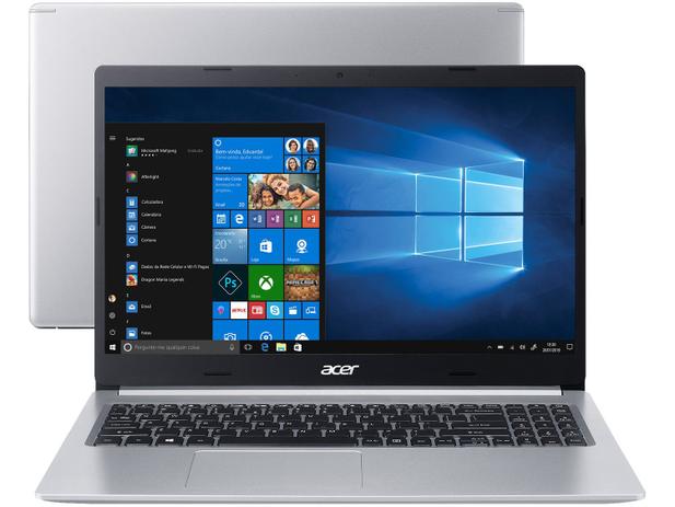 Notebook Acer A515-54-59BU Intel Core i5 8GB – 256GB SSD 15,6” LED Full HD IPS Windows 10