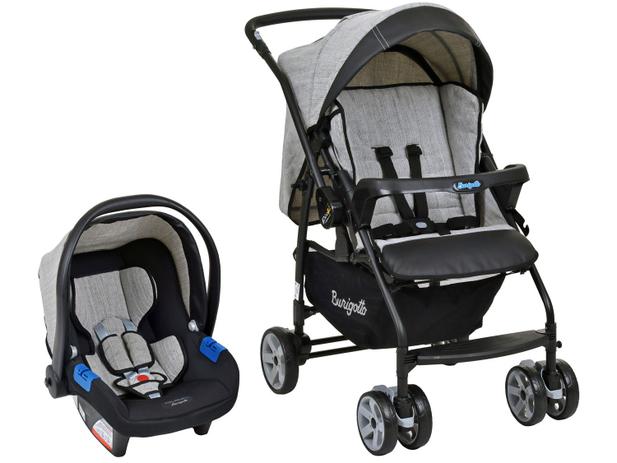 Carrinho de Bebê com Bebê Conforto Burigotto – Travel System Rio K 0 a 15kg