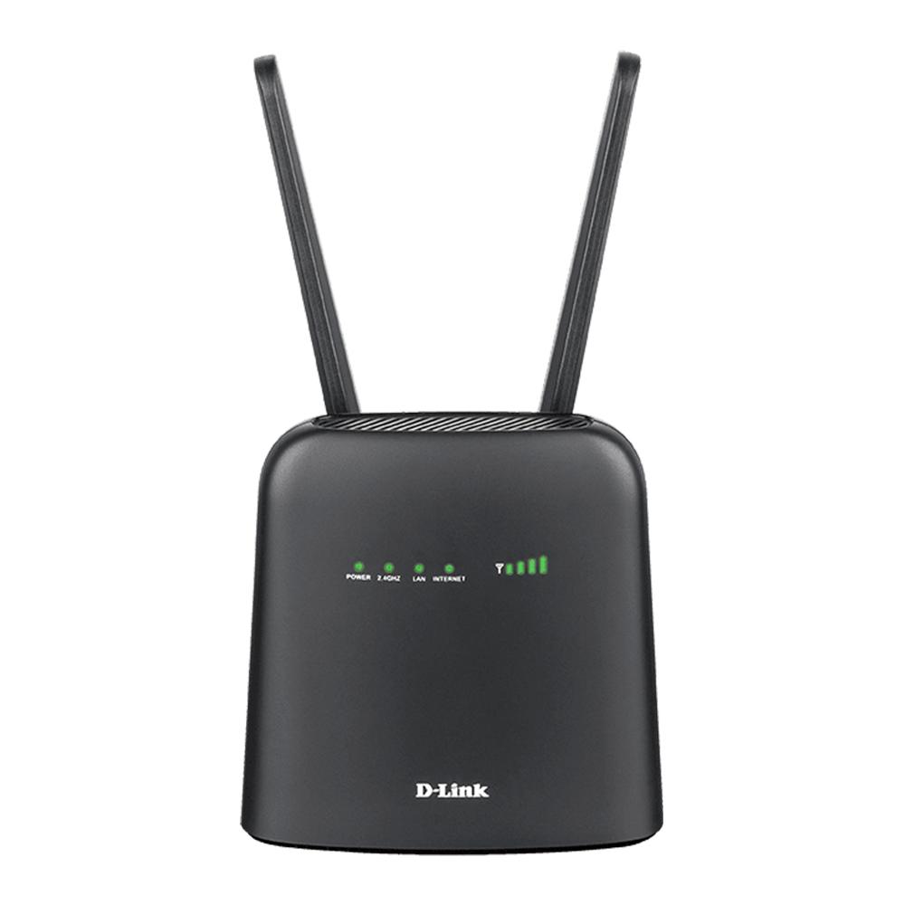 Roteador D-Link 4G LTE Wireless 1x LAN Gigabit 2x Antenas Preto – DWR-920V
