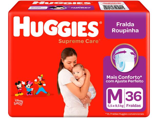 Fralda Huggies Roupinha Supreme Care M – 36 unidades