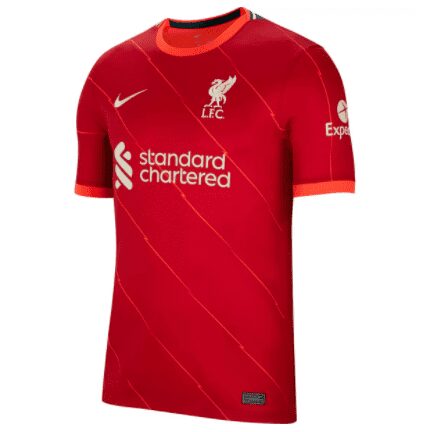 Camisa Liverpool Home 21/22 s/n° Torcedor Nike Masculina – Vermelho+Bege