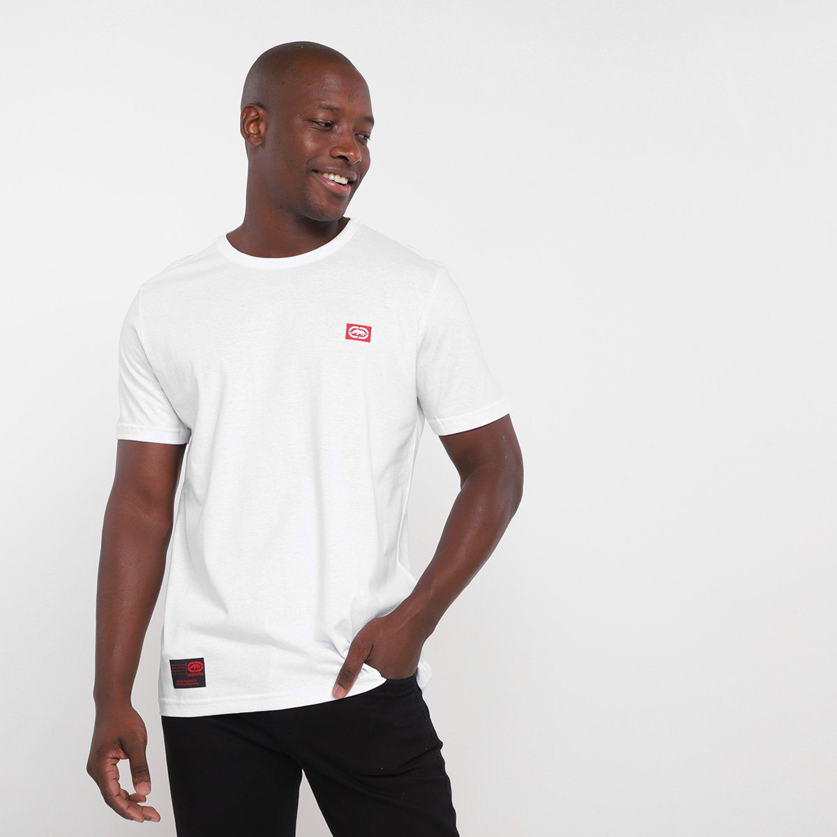 Camiseta Ecko Fashion Básica Masculina – Off White