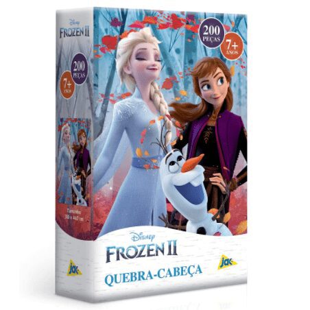 Frozen 2 – Quebra-cabeça 200 Peças Toyster Brinquedos Colorido