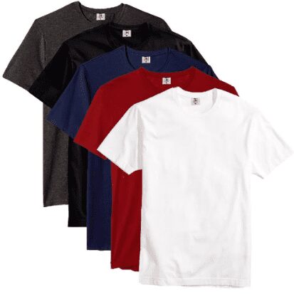 Kit com 5 camisetas masculina básica algodão part.b premium tenerife