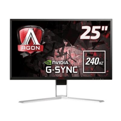 Monitor Gamer AOC Agon 24.5′ LED, Wide, 240 Hz, Full HD, 1ms, G-Sync, HDMI/DisplayPort, Ajuste de Altura – AG251FG