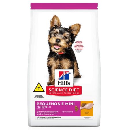 Ração Hill’s Science Diet para Cães Filhotes Pequenos e Mini 2.4kg