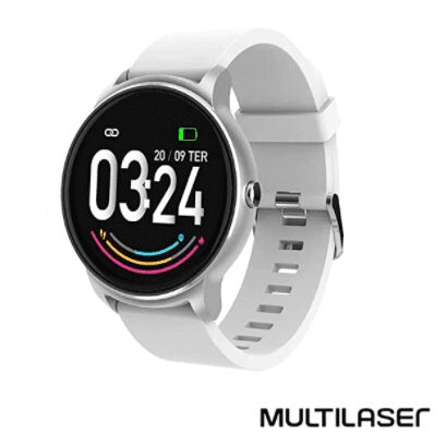 Relógio Smartwatch Viena Bluetooth 5.0 HR Leitura de MSG a Prova D’água Multilaser