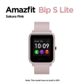 Smartwatch Amazfit Bip S Lite – Sakura Pink