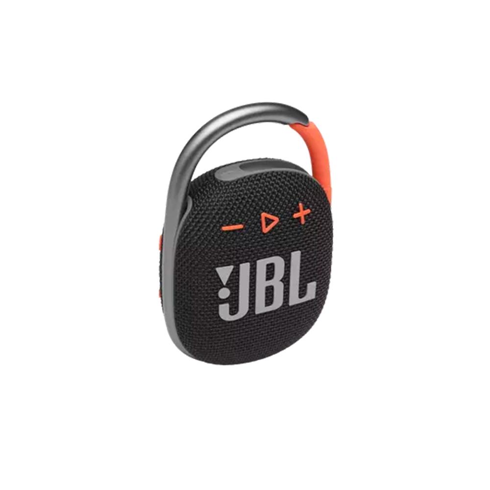 Caixa de Som Sem Fio JBL CLIP4 Black Bluetooth Preto e Laranja – JBLCLIP4BLKO