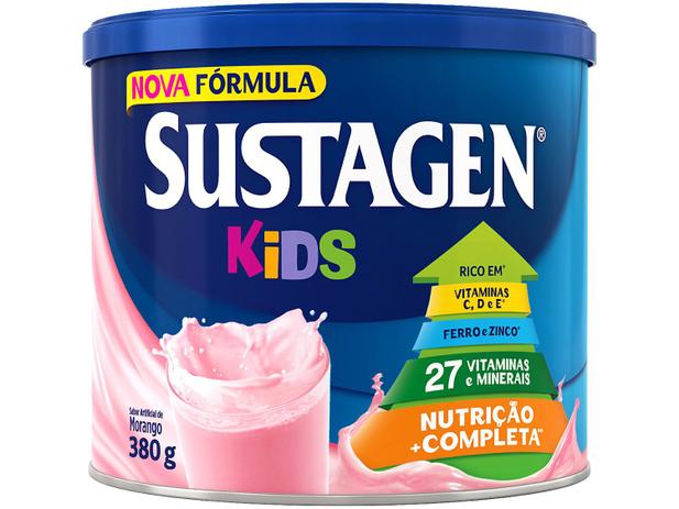 Complemento Alimentar Infantil Sustagen Kids – Morango 380g