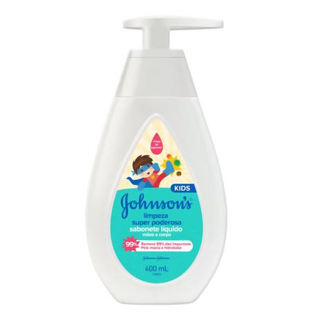 Sabonete Líquido Johnson’s Kids Limpeza Super Poderosa 400ml