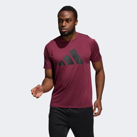 Camiseta Adidas Freelift Masculina – Vinho+Preto
