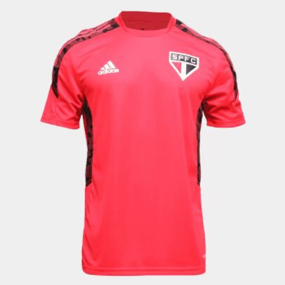 Camisa São Paulo Treino 21/22 Adidas Masculina – Vermelho